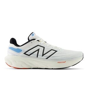 New Balance Men's Fresh Foam 1080 V13 White and Light Blue Sneakers